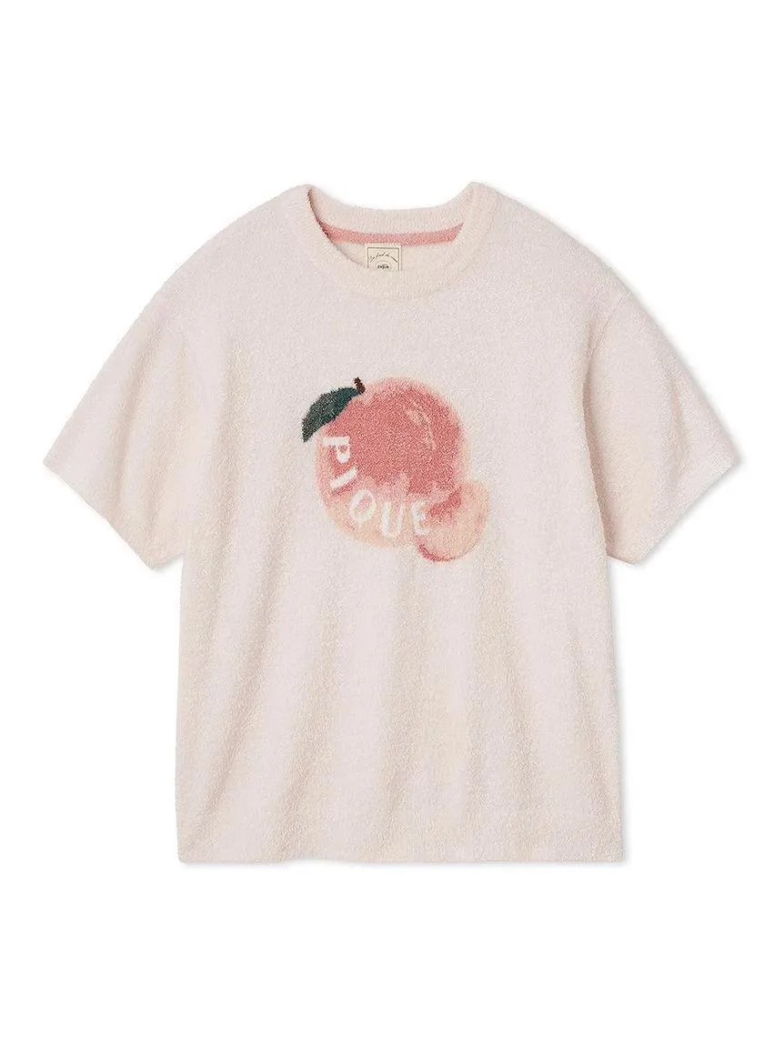 Fruit Jacquard Pullover Tops