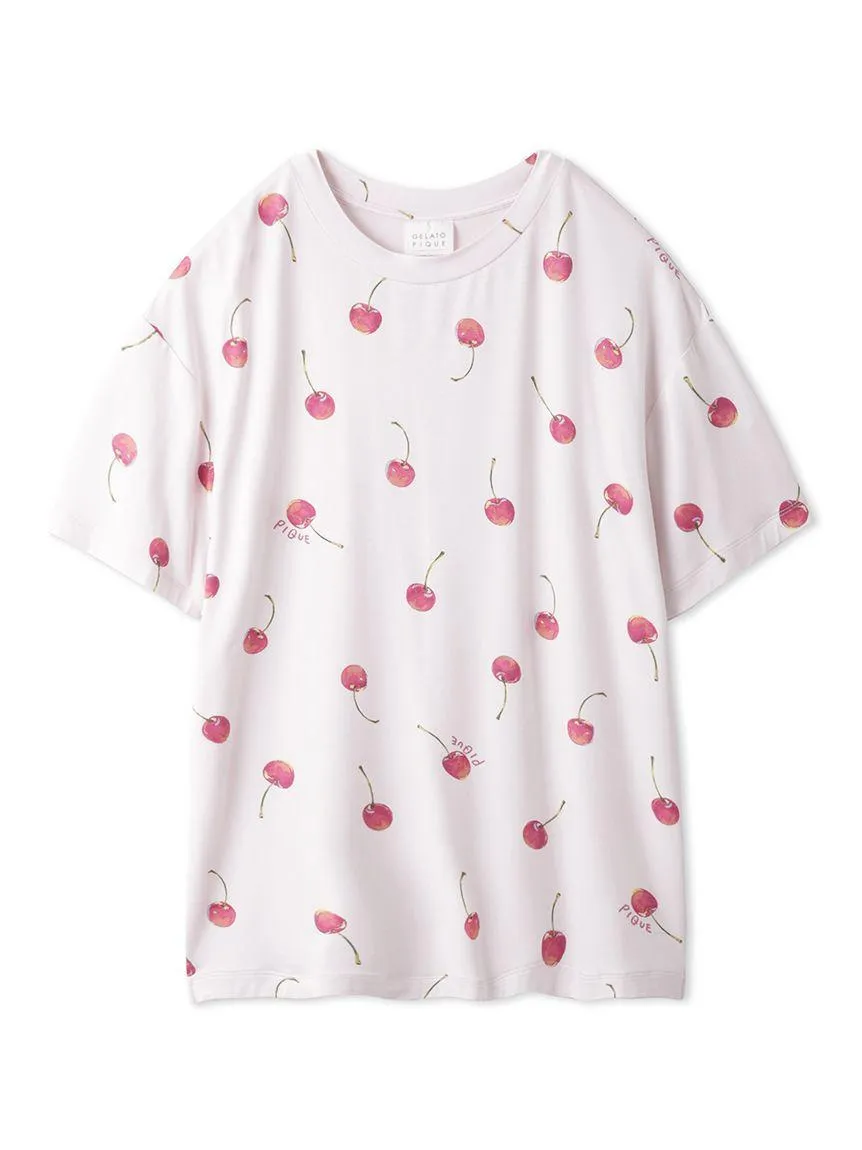 Fruit Pattern Drop Shoulder Lounge T-Shirt gallery 8