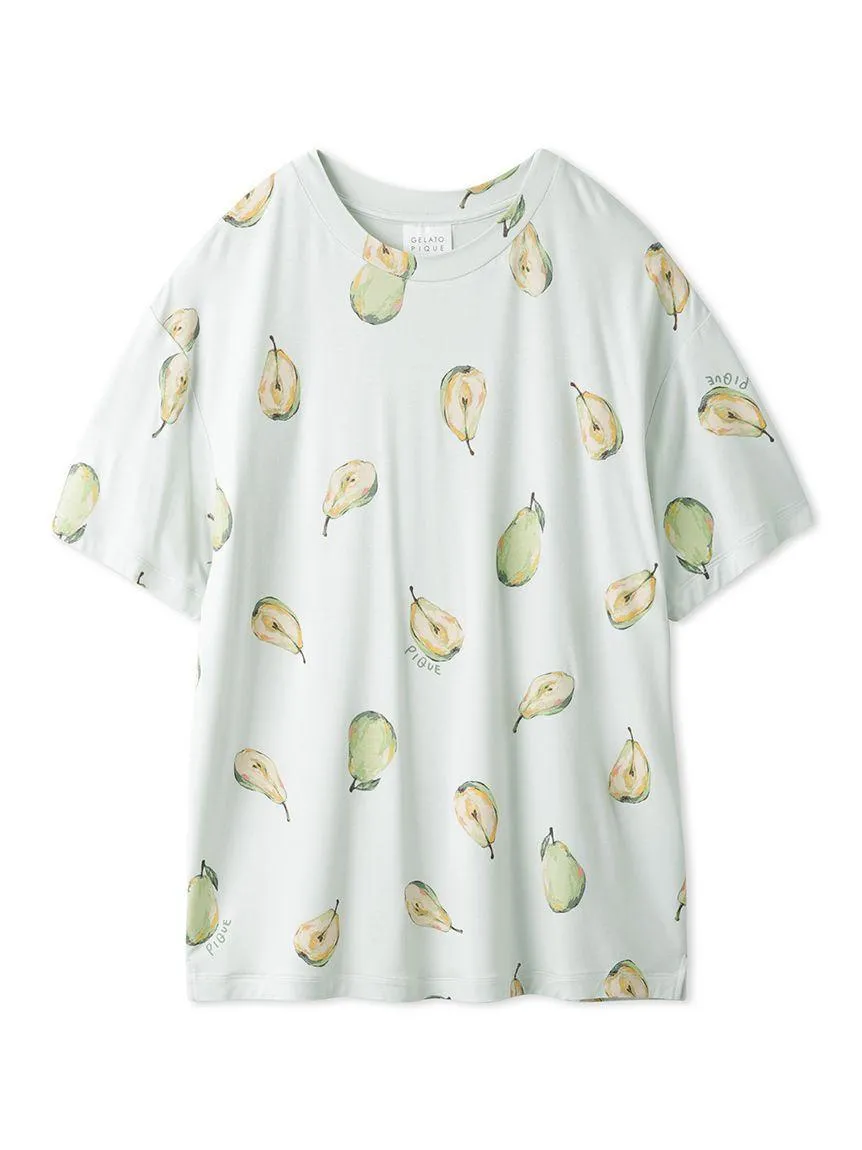 Fruit Pattern Drop Shoulder Lounge T-Shirt gallery 1