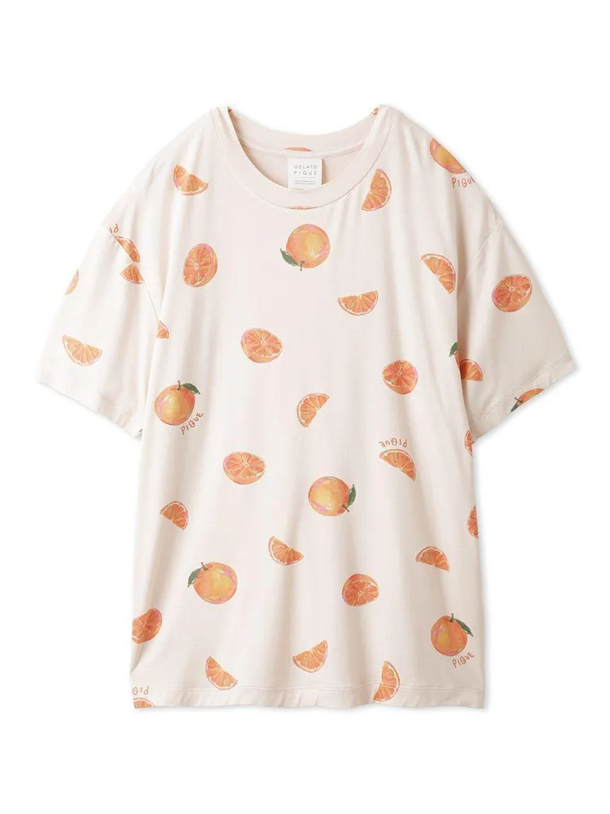 Fruit Pattern Drop Shoulder Lounge T-Shirt gallery 5