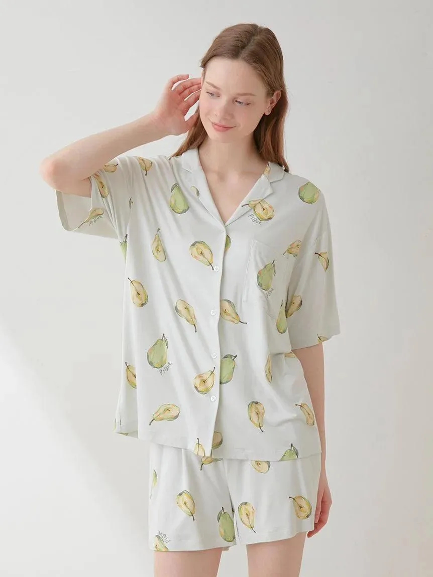 Fruit Pattern Pajama Sleep Shirt gallery 8