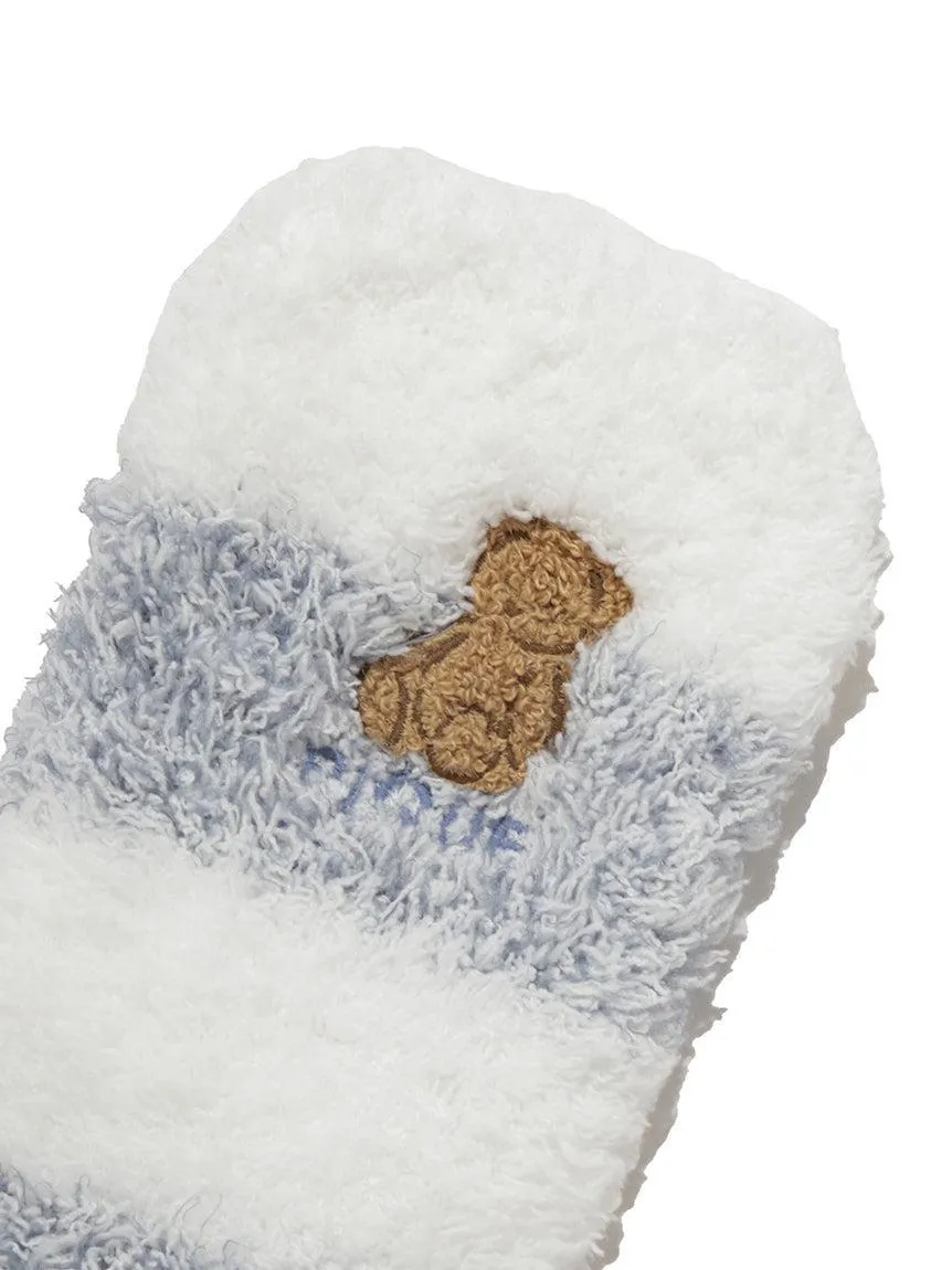 Men's Bear Sagara Melange 2 Border Socks gallery 3