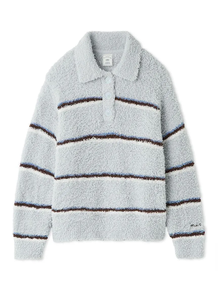 Gelato Narrow Border Pullover With Polo Collar gallery 7