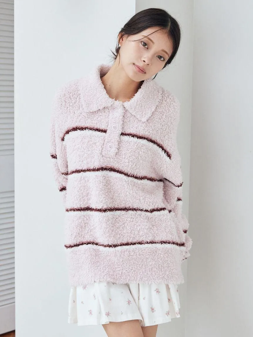 Gelato Narrow Border Pullover With Polo Collar gallery 9
