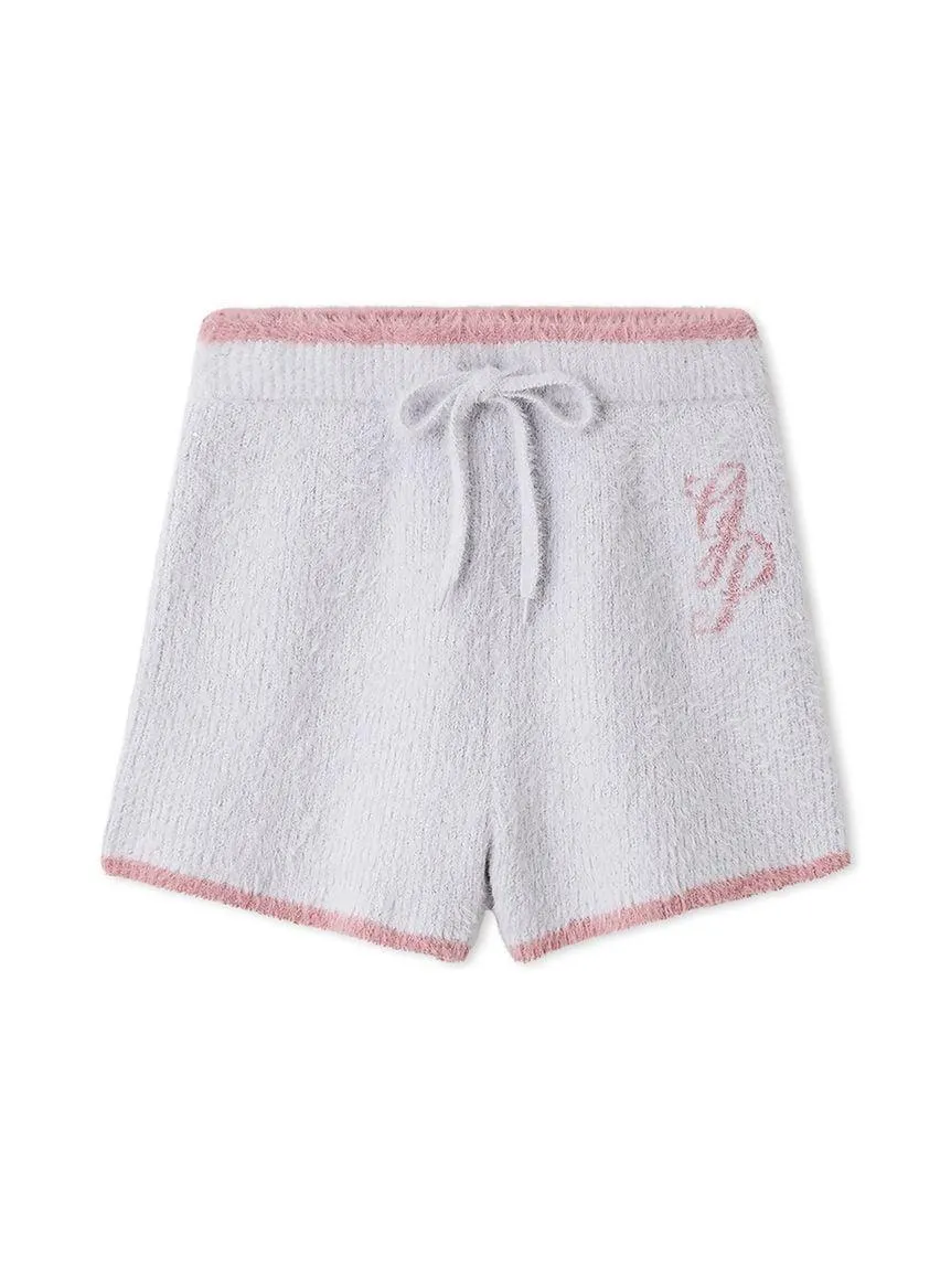 Glittering Feather Shorts