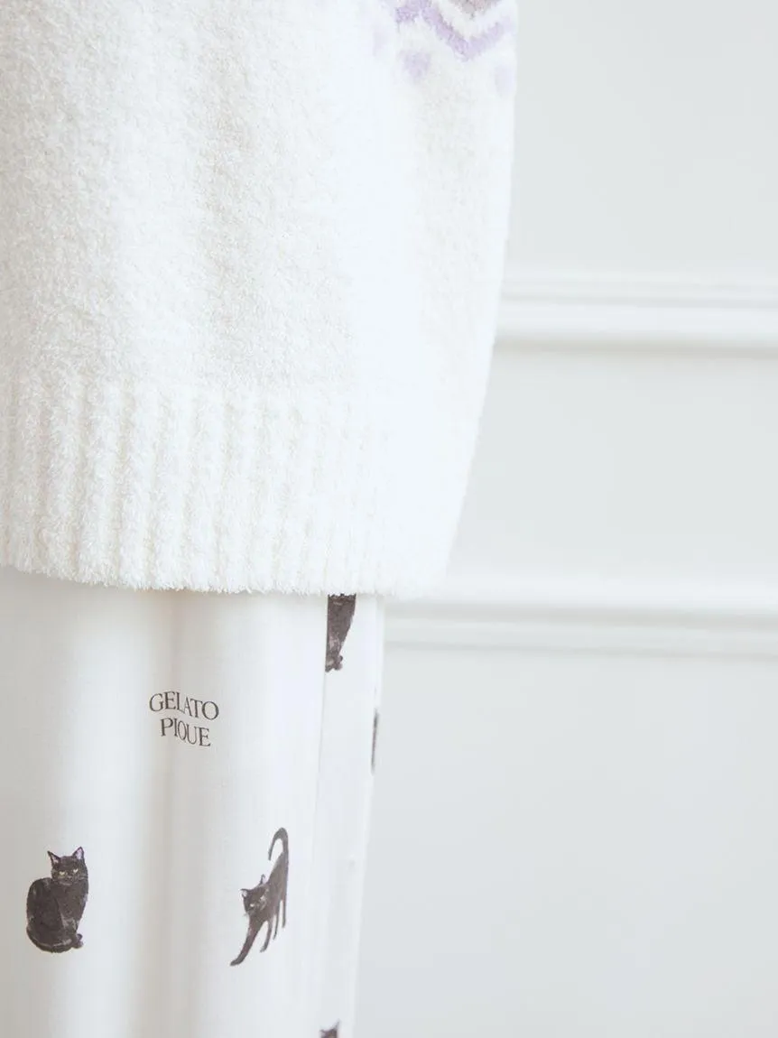 Black Cat Jacquard Pullover gallery 3