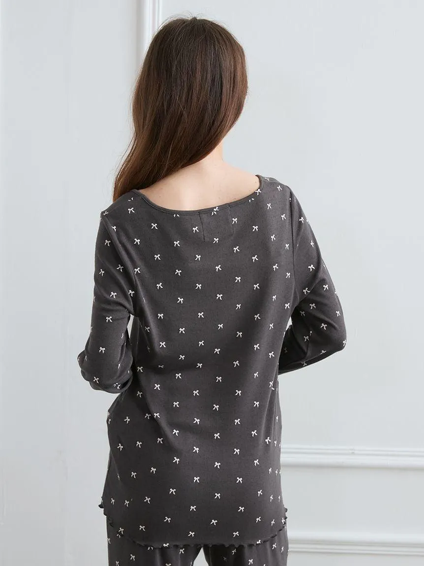 Soft Ribbed Ribbon Pullover gallery 4