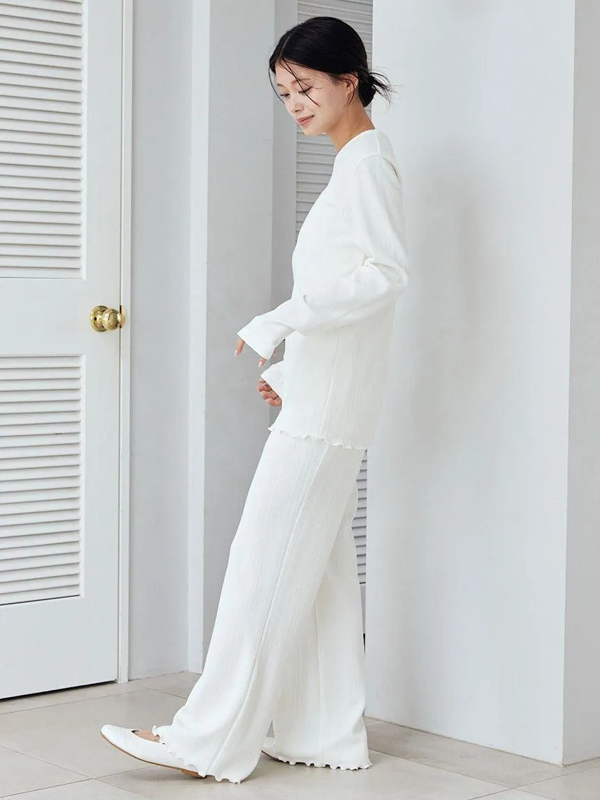 Heart Aran Cut-and-sew Pants gallery 2