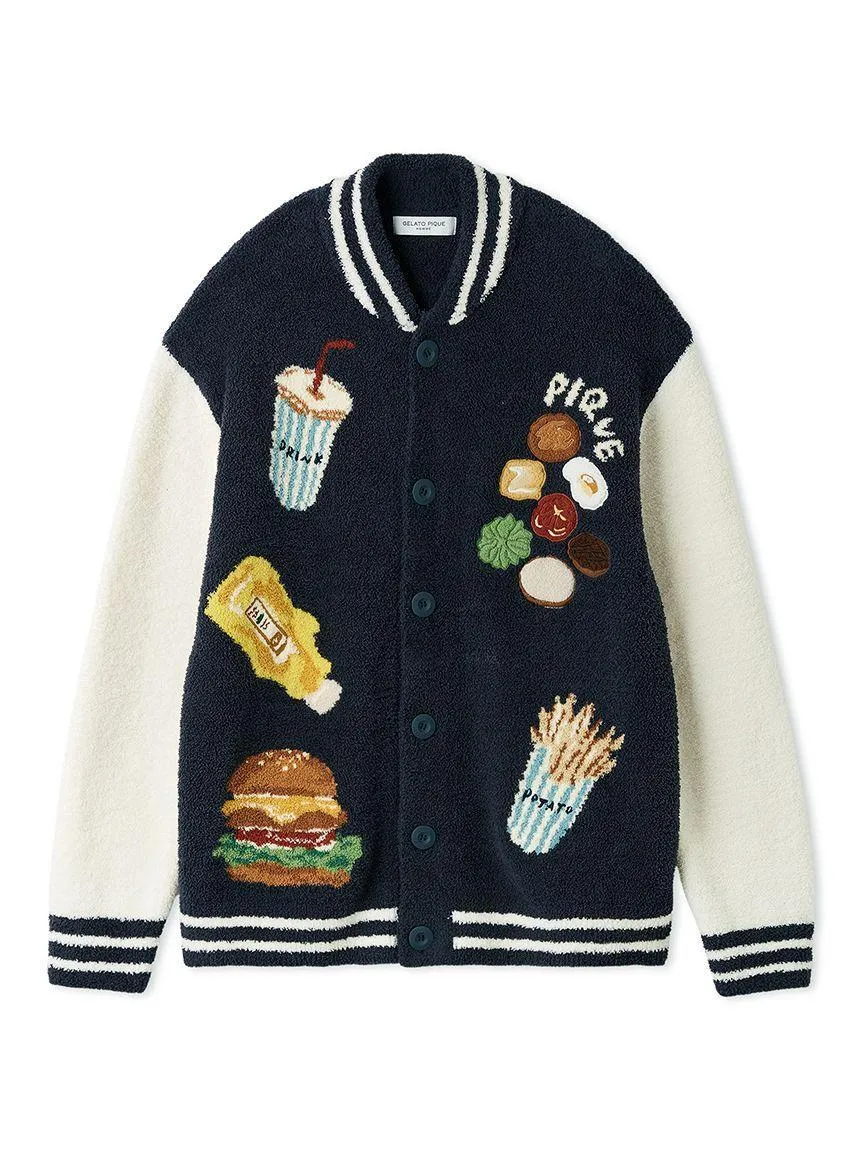 [Hirano Toshiyuki] Men's Powder Hamburger Jacquard Blouson gallery 1