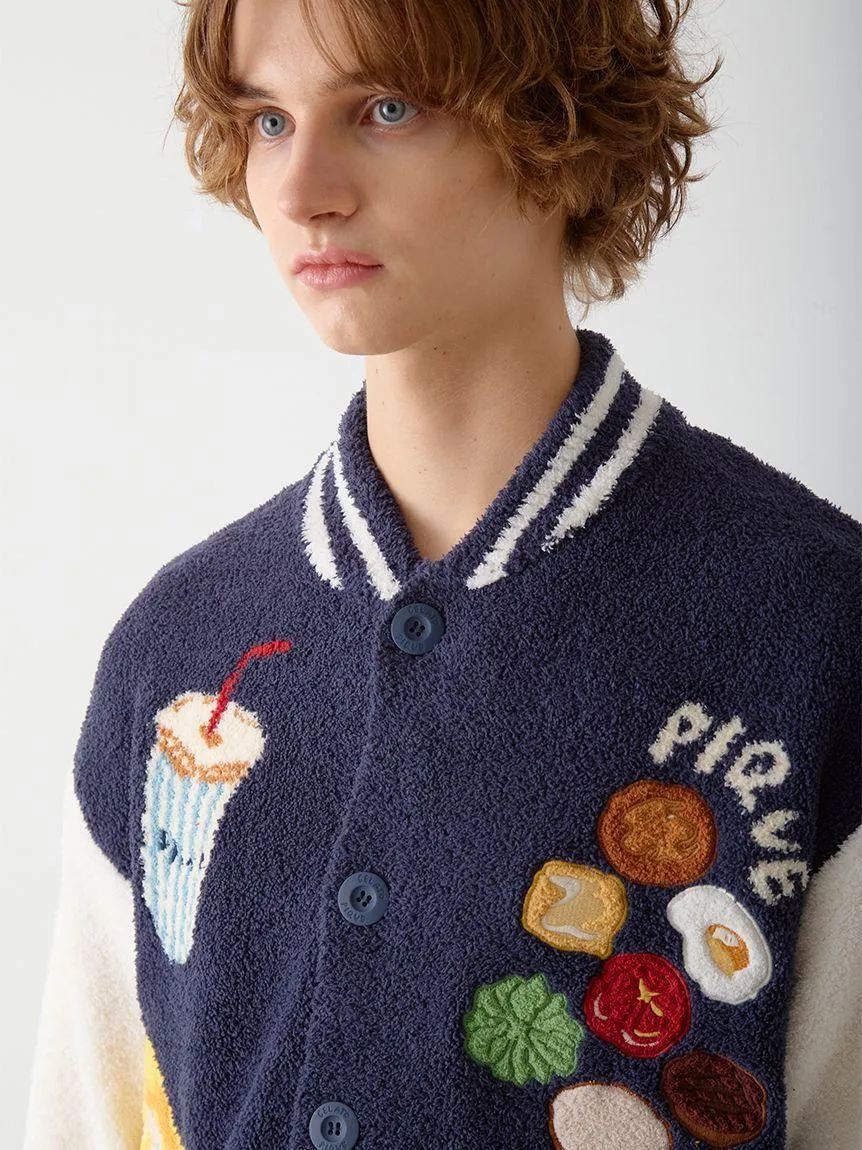 [Hirano Toshiyuki] Men's Powder Hamburger Jacquard Blouson gallery 5