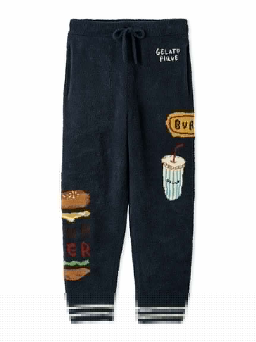 [Hirano Toshiyuki] Men's Powder Hamburger Jacquard Long Pants gallery 1