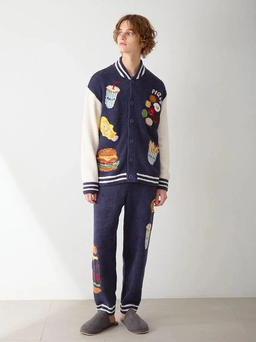 [Hirano Toshiyuki] Men's Powder Hamburger Jacquard Long Pants gallery 5