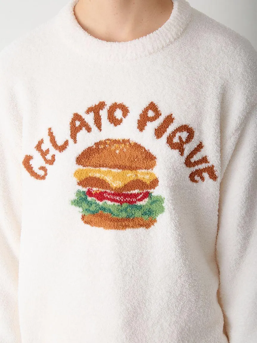[Hirano Toshiyuki] Men's Powder Hamburger Jacquard Pullover gallery 6