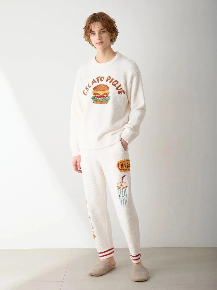 [Hirano Toshiyuki] Men's Powder Hamburger Jacquard Pullover gallery 2