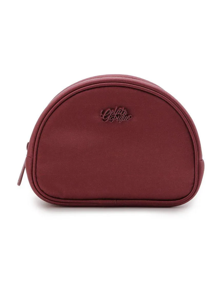 Satin Compact Make Up Pouch