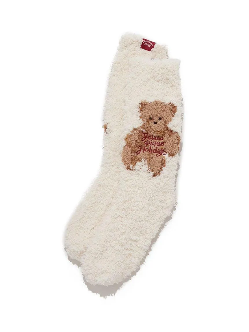 Gelato Snow Bear Jacquard Socks