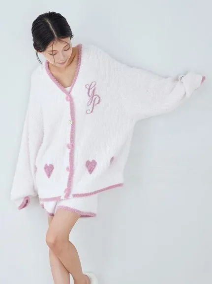 Glittering Feather Cardigan & Shorts Set gallery 6