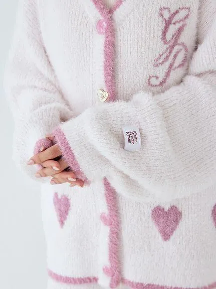 Glittering Feather Cardigan & Shorts Set gallery 5