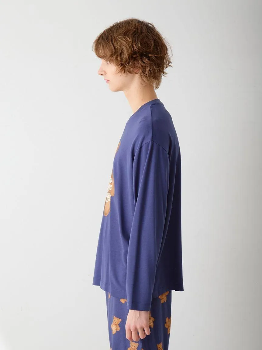 Men's Bear One-point Long T-shirt gallery 5