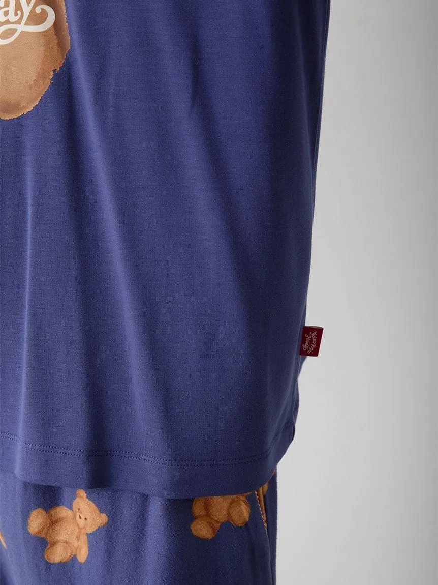 Men's Bear One-point Long T-shirt gallery 7