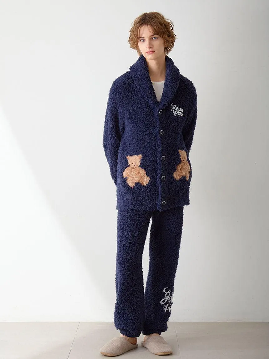 Mens Gelato Snow Bear Jacquard Shawl Cardigan gallery 6