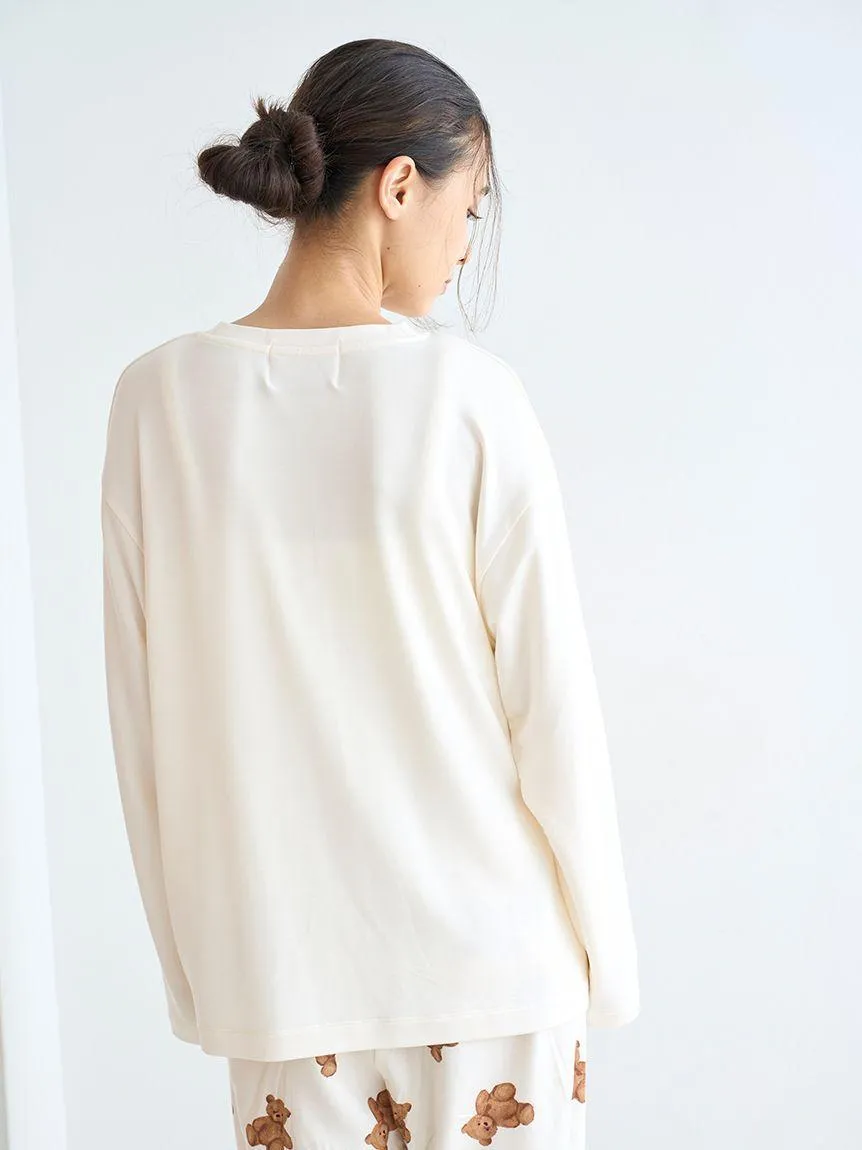 Rayon Bear One-point Long T-shirt gallery 8