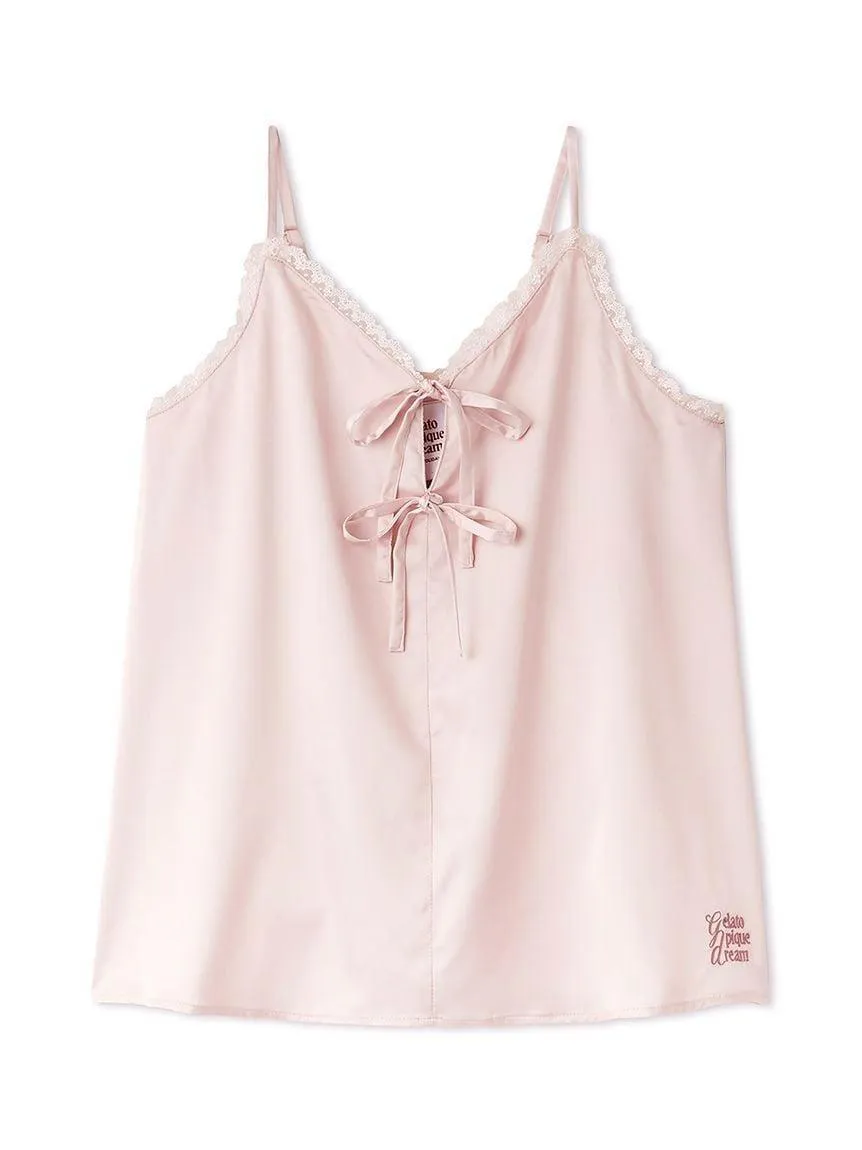 Satin Camisole With Lace & Ribbon gallery 7