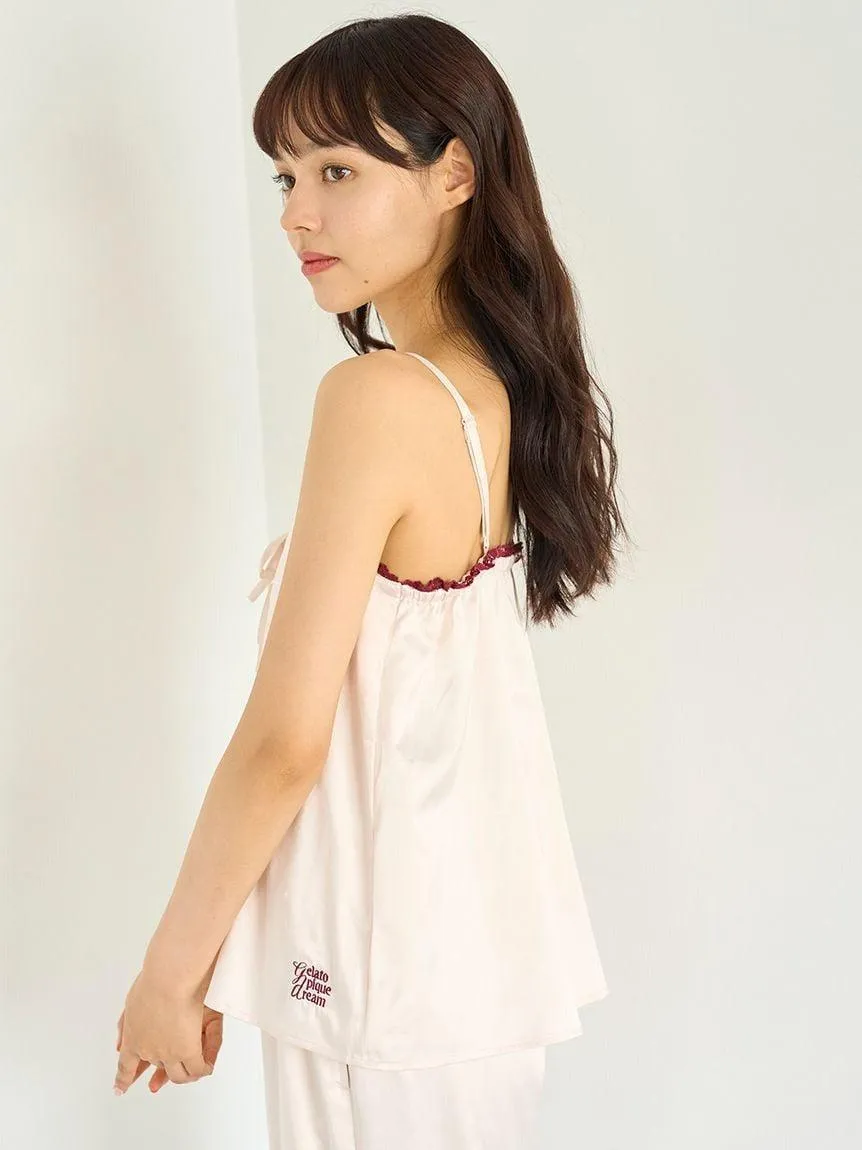 Satin Camisole With Lace & Ribbon gallery 5