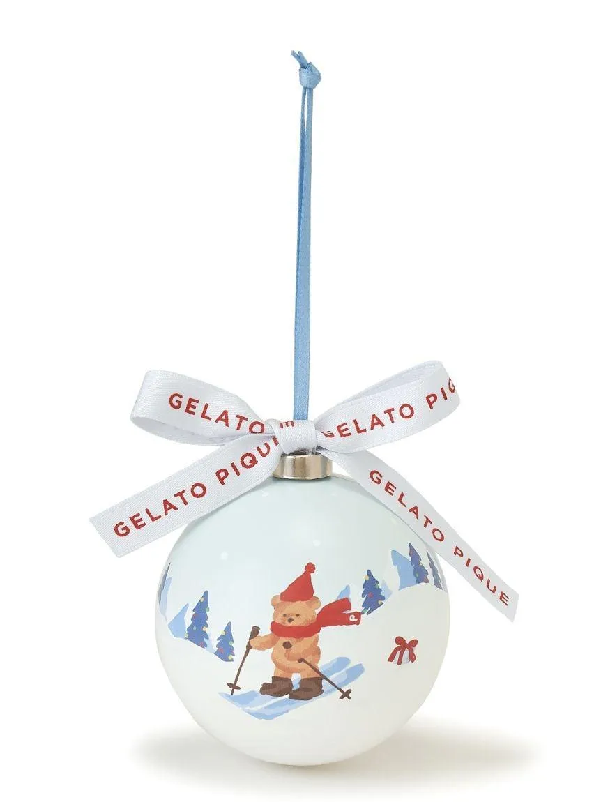 Skiing Bear Ornament