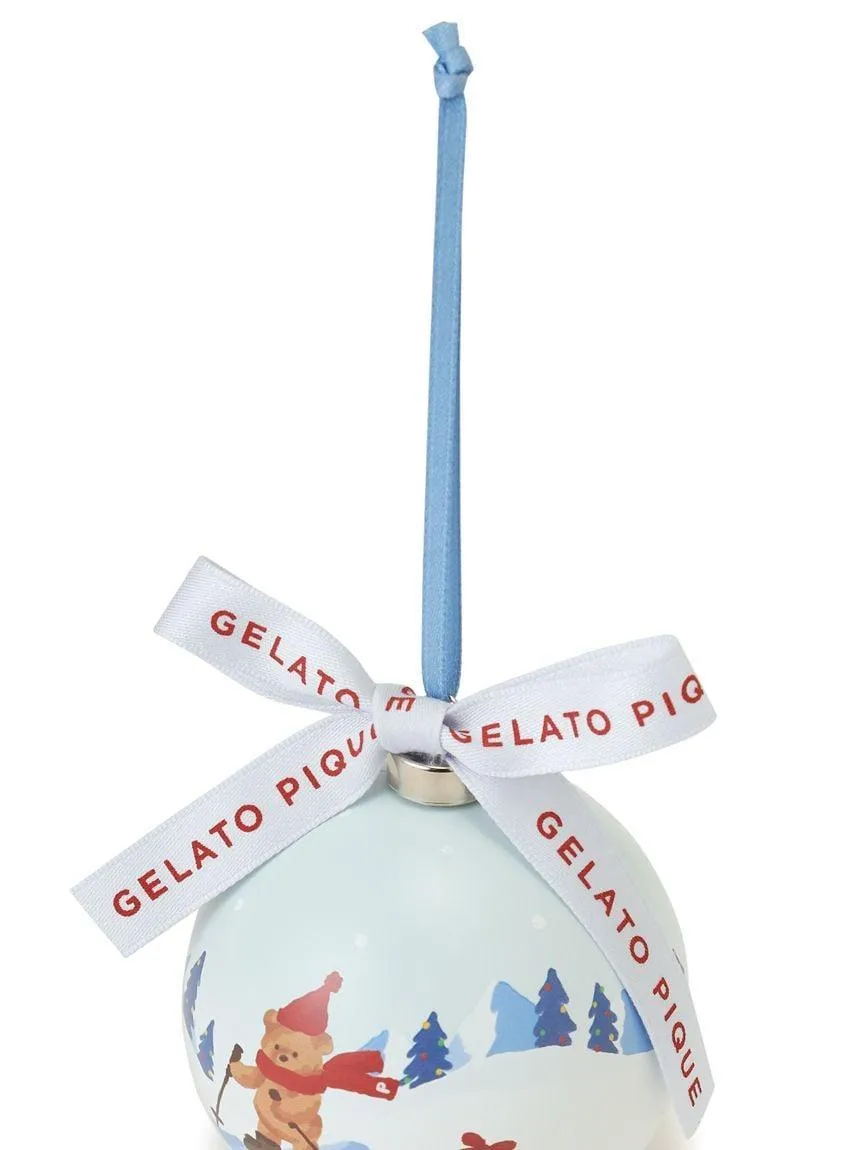 Skiing Bear Ornament gallery 1