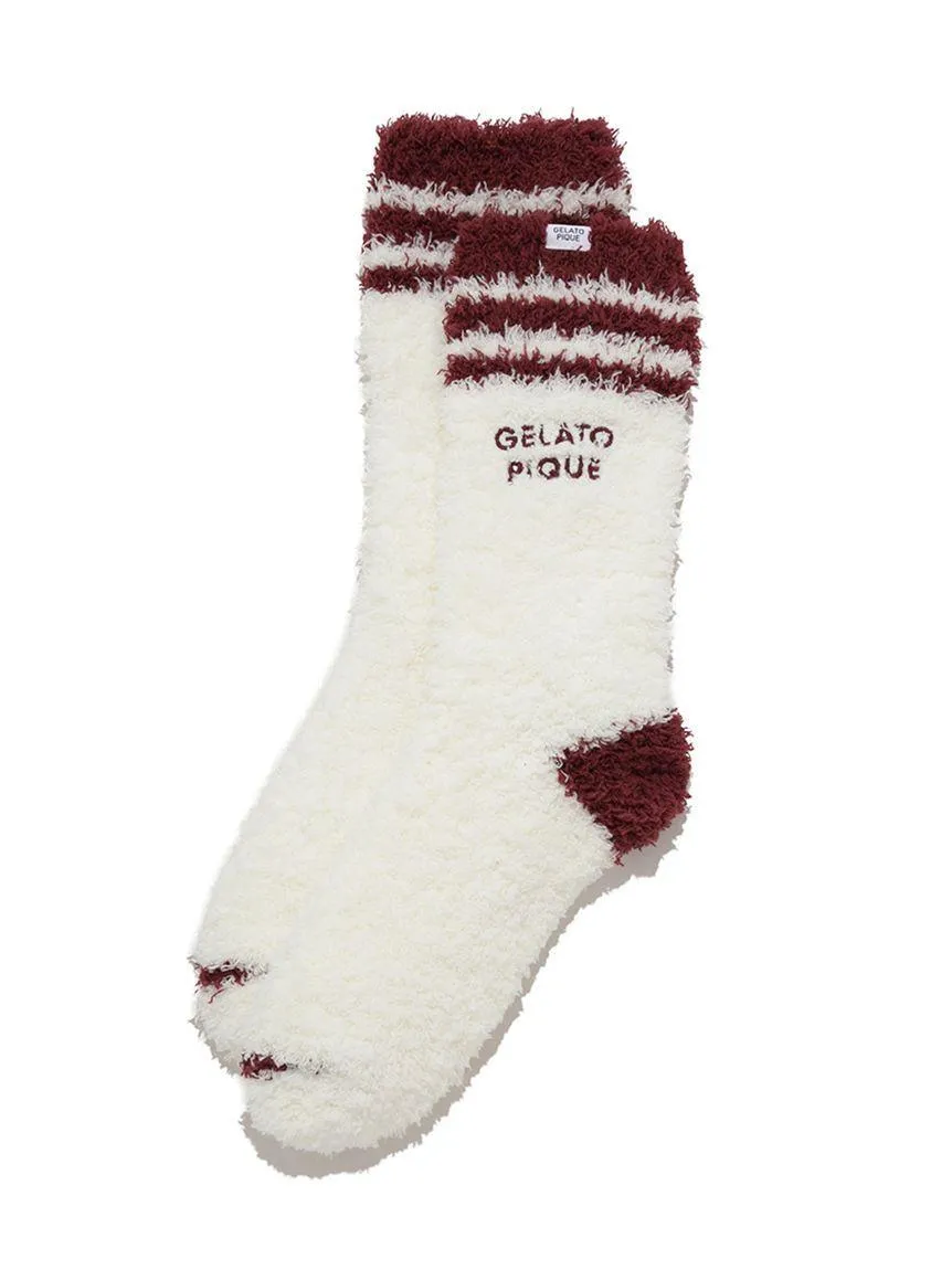 Men's Line embroidered logo socks