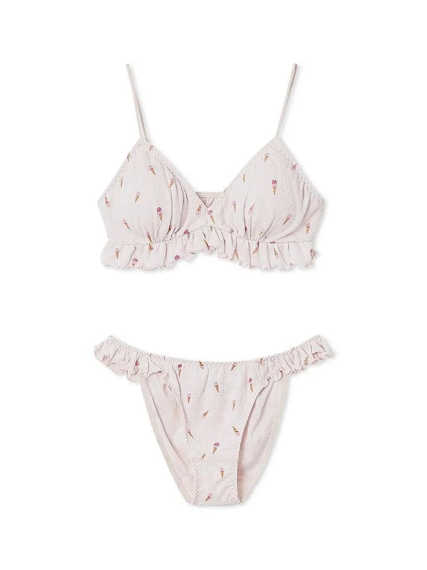 Ice Cream Waffle Bra & Underwear Set gallery 3