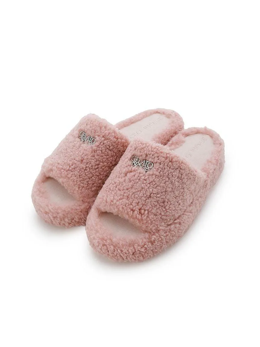 Logo Boa Fleece Room Shoes gallery 6