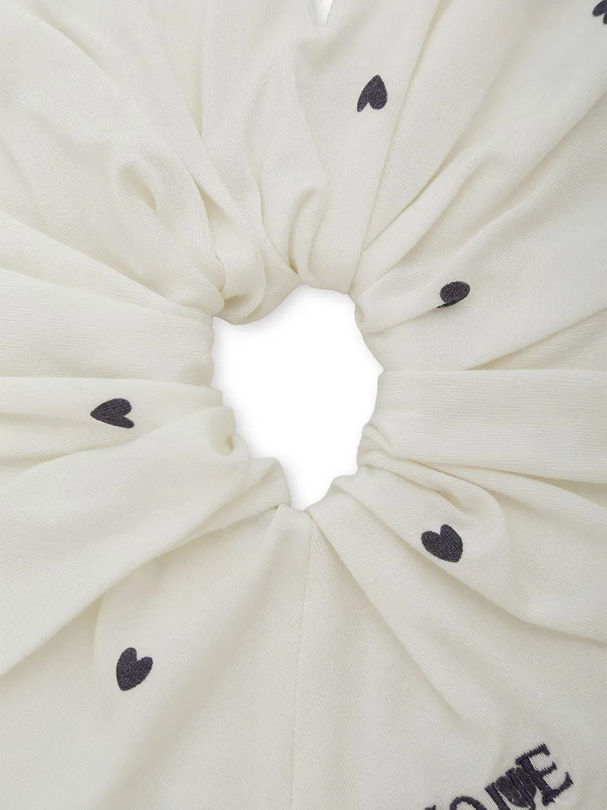 Logo Embroidered Heart Hair Scrunchies gallery 6