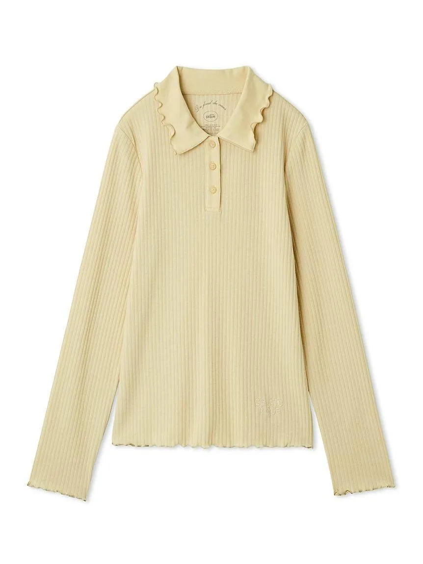 Macaroon Rib Cut-and-sew Pullover gallery 4