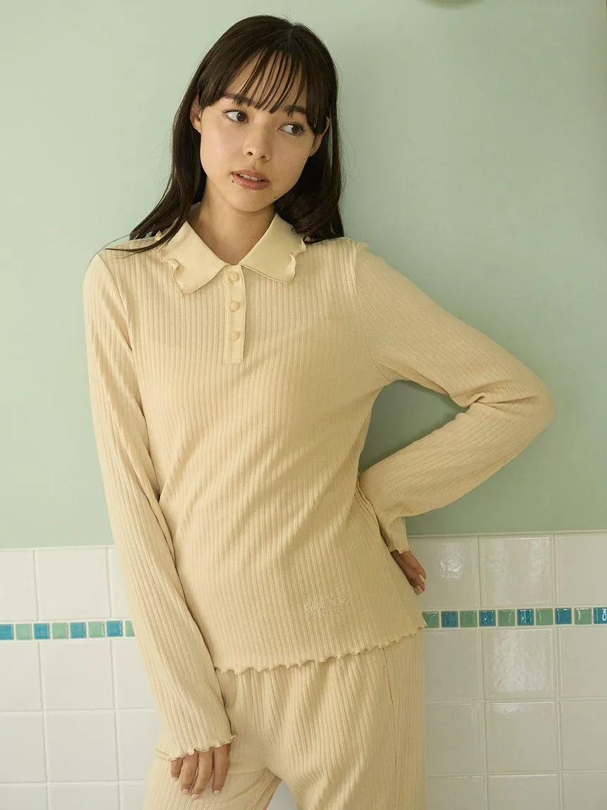 Macaroon Rib Cut-and-sew Pullover gallery 5