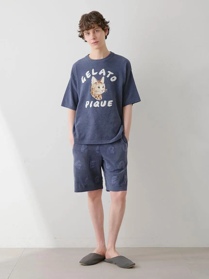 Men's Airy Moco Bengal Cat Shorts gallery 2