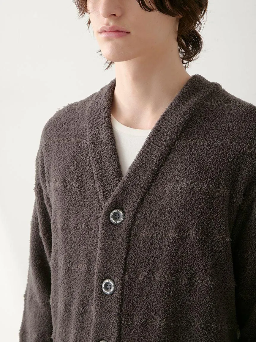 Night & Sweets MENS Baby Moco Pique Logo Jacquard Cardigan gallery 5