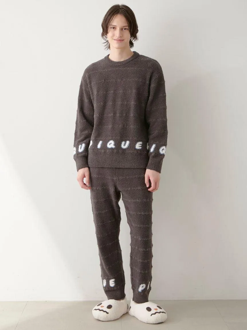 Night & Sweets MENS Baby Moco Pique Logo Jacquard Pants gallery 2