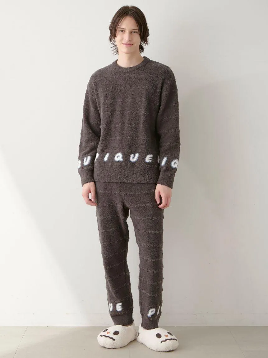 Night & Sweets MENS Baby Moco Pique Logo Jacquard Pullover gallery 1
