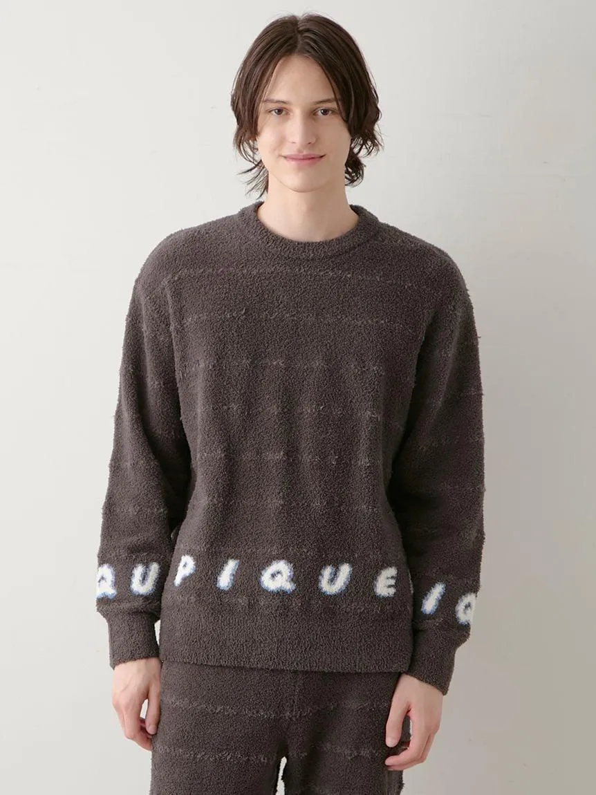 Night & Sweets MENS Baby Moco Pique Logo Jacquard Pullover gallery 4