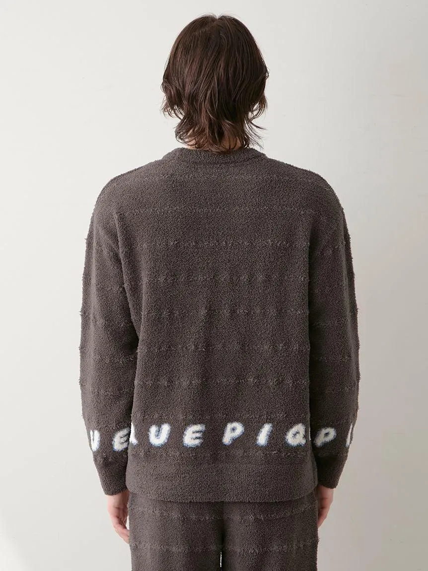 Night & Sweets MENS Baby Moco Pique Logo Jacquard Pullover gallery 3