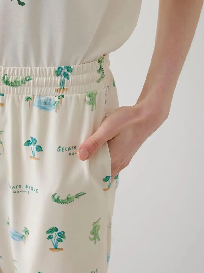 MEN's Cool-Touch Crocodile Print Shorts gallery 9