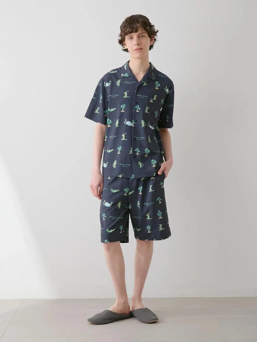 MEN's Cool-Touch Crocodile Print Shorts gallery 3