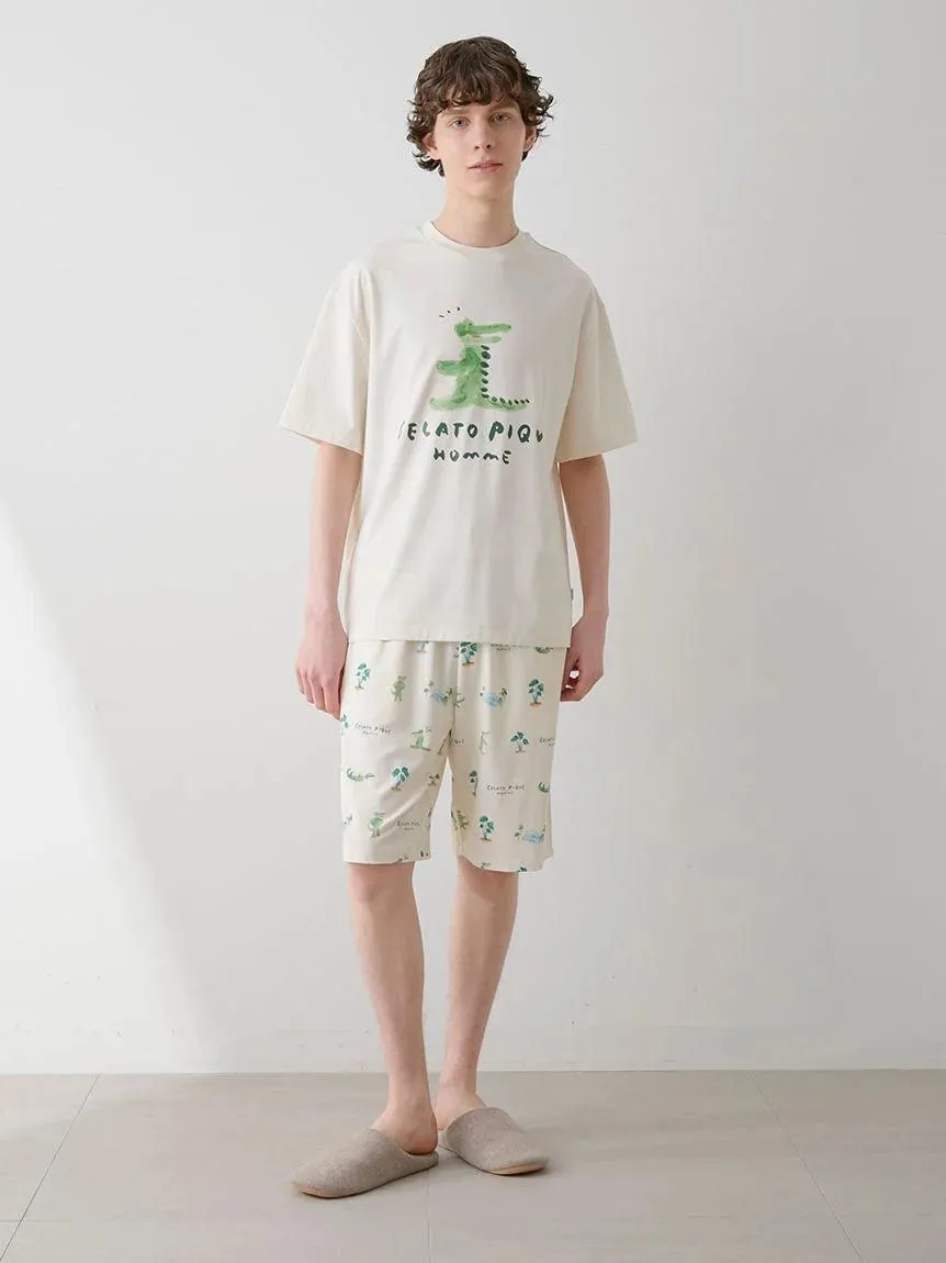 MEN's Cool-Touch Crocodile Print Shorts gallery 5