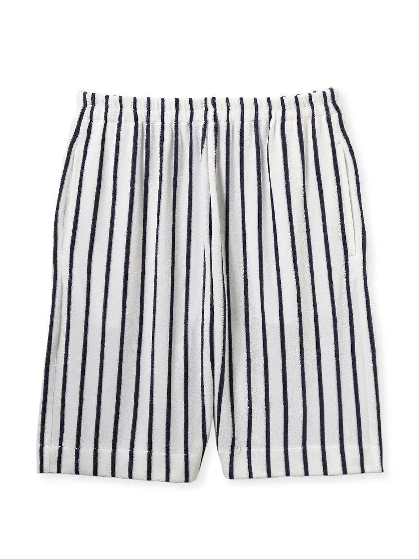 MEN's Cool-Touch Striped Pile Shorts