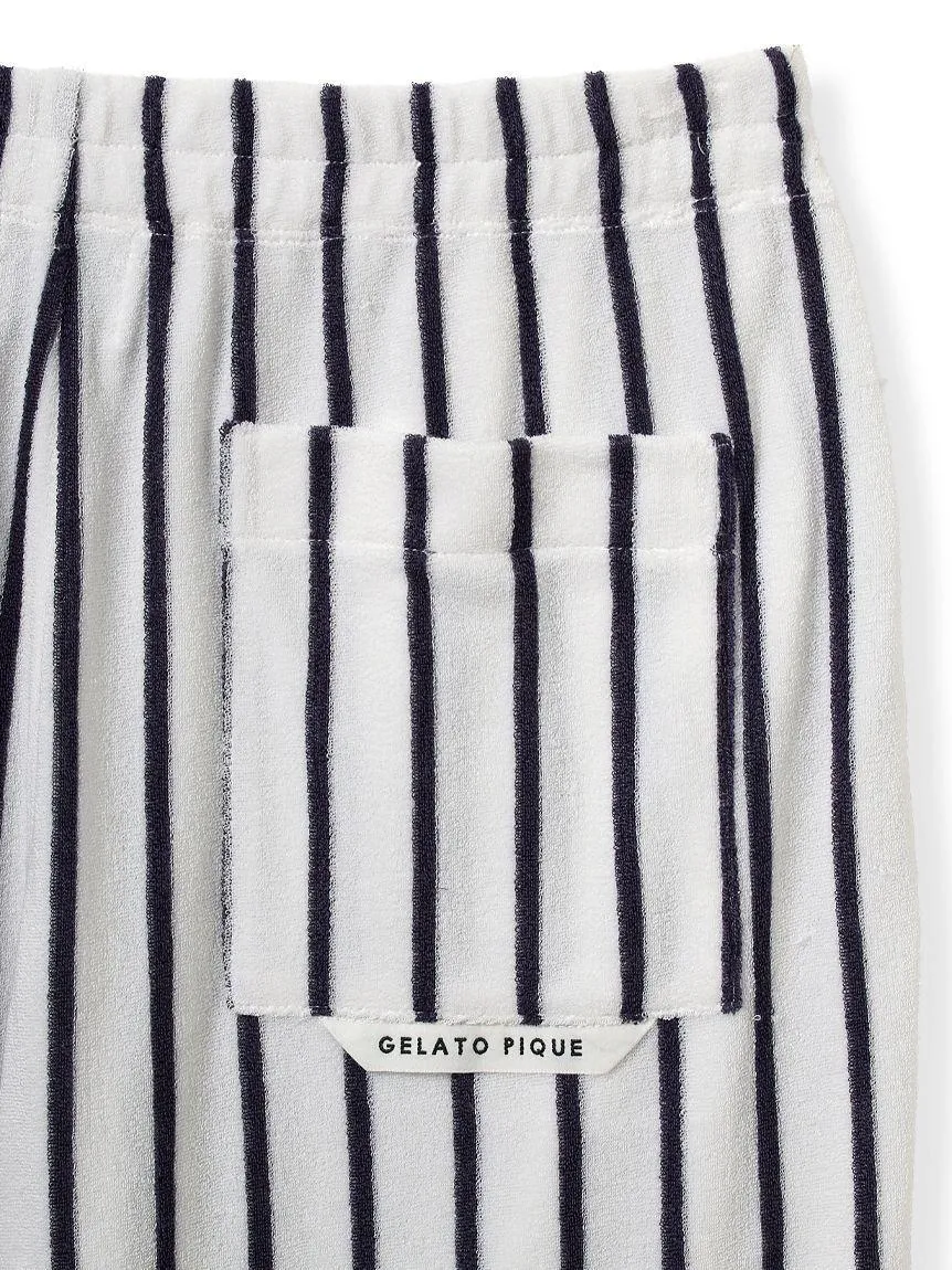 MEN's Cool-Touch Striped Pile Shorts gallery 1