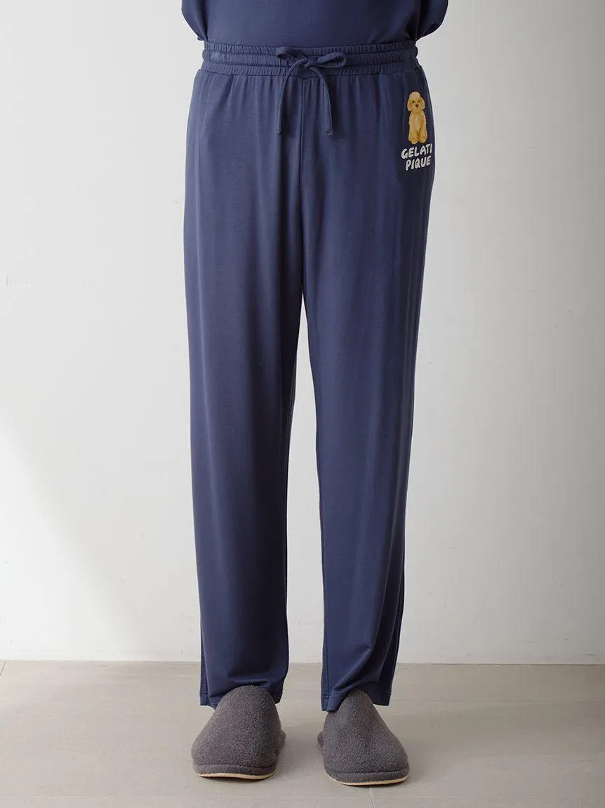 Men's DOG One-point Print long pants gallery 4