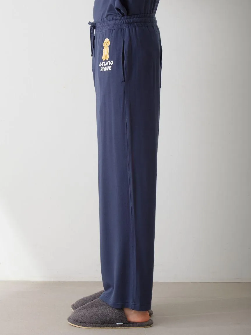 Men's DOG One-point Print long pants gallery 6