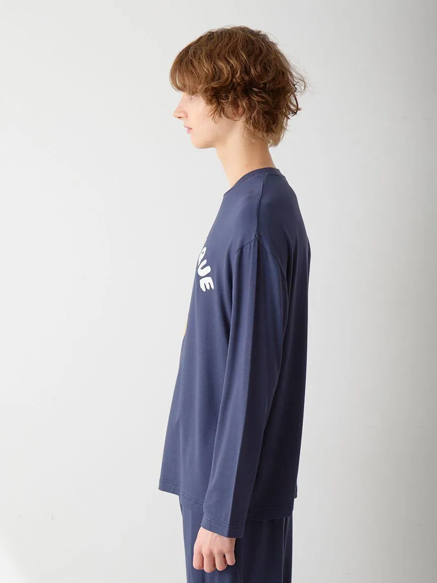 Men's DOG One-Point Print Long T-Shirt gallery 1